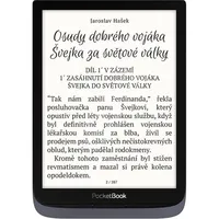 e-book olvasó 7,8  E-Ink Carta Metálszürke 2x1GHz 16GB wifi mSD POCKETBOOK e-Re illusztráció, fotó 1