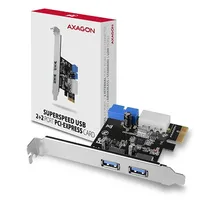 PCI Express USB 2db USB3.2 port PCI-E Kártya Axagon illusztráció, fotó 5