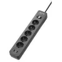 Túlfeszültség-védő 5 kimenettel APC Essential SurgeArrest 5 outlets USB 230V PME5U2B-GR Technikai adatok