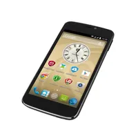 Dual sim mobiltelefon 5  FWVGA IPS QC Android 512MB/4GB 0.3MP/8MP fekete illusztráció, fotó 1