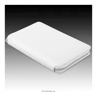 7  univerzális tablet tok, állványként is használható, zipzárral. Fehér. illusztráció, fotó 4