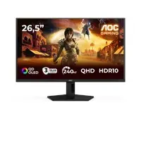 Monitor Gaming 26,5" 2560x1440 OLED 0,03ms 240Hz HDMI DisplayPort Q27G41ZDF Technikai adatok