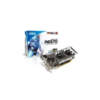 PCI-E AMD HD6570 1024MB, DDR3, 64bit, 650/1334Mhz, DVI/D-SUB/HDMI, Aktív illusztráció, fotó 3