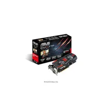 Asus PCI-E AMD R9 270X 2048MB DDR5, 256bit, 1120/5600MHz, 2xDVI, HDMI, DP, Aktí illusztráció, fotó 1
