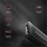 Átalakító USB Type-C -ről HDMI 2.0 -ra Axagon RVC-HI2 adapter illusztráció, fotó 3