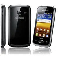 GT-S6102 Galaxy Y Dual SIM Strong Black mobiltelefon illusztráció, fotó 1