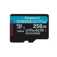 Memória-kártya 256GB SD micro SDXC Class 10 UHS-I U3 Kingston Canvas Go! Plus SDCG3 256GBSP SDCG3_256GBSP Technikai adatok