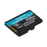 Memória-kártya 256GB SD micro SDXC Class 10 UHS-I U3 Kingston Canvas Go! Plus S illusztráció, fotó 2