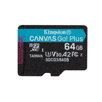 Memória-kártya 64GB SD micro (SDXC Class 10  UHS-I U3) Kingston Canvas Go! Plus illusztráció, fotó 1