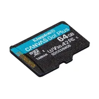 Memória-kártya 64GB SD micro (SDXC Class 10  UHS-I U3) Kingston Canvas Go! Plus illusztráció, fotó 2