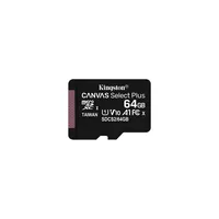 Memória-kártya 64GB SD micro SDXC Class 10 A1 Kingston Canvas Select Plus SDCS2_64GBSP Technikai adatok