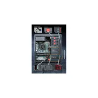 HÁZ Sharkoon VS3-V Chrome (fekete,Króm betét+1x120mm kk ventilátor - Már nem fo illusztráció, fotó 2