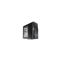 Számítógépház T9 Value fekete; fehér belső; ATX,mATX; alsó táp; 3x120mm fehér v illusztráció, fotó 4