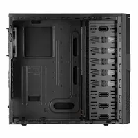 Számítógépház T9 Value fekete; fekete belső; ATX,mATX; alsó táp; 3x120mm vent.; illusztráció, fotó 2