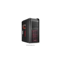 Számítógépház Tauron fekete; vörös belső; ATX,mATX; alsó táp; 3x120mm+170mm v.; illusztráció, fotó 1
