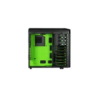 Számítógépház Tauron fekete; zöld belső; ATX,mATX; alsó táp; 3x120mm+170mm v.; illusztráció, fotó 3