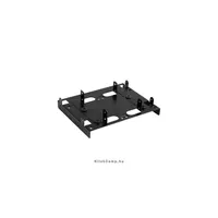 Beépítő Keret 5.25  BayExtension Black 4x 2.5 , vagy 1x 3.5  és 2x 2.5  Laptop illusztráció, fotó 2