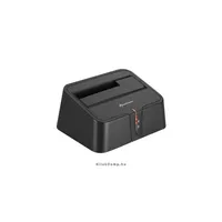 HDD Dokkoló QuickPort XT USB3.0 v2 fekete; 2,5 -3,5  SataHDD; USB3.0 csatlakozó illusztráció, fotó 1