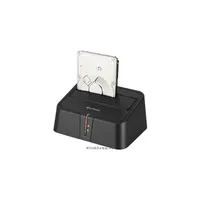HDD Dokkoló QuickPort XT USB3.0 v2 fekete; 2,5 -3,5  SataHDD; USB3.0 csatlakozó illusztráció, fotó 3