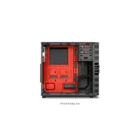 Számítógépház ATX mATX mITX 2x120mm LED 2xUSB3.0 I/O SHARKOON VG4-W Red fekete illusztráció, fotó 3