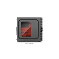 Számítógépház ATX mATX mITX 2x120mm LED 2xUSB3.0 I/O SHARKOON VG4-W Red fekete illusztráció, fotó 4
