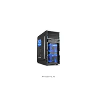 Számítógépház ATX mATX alsó táp 1x120mm Sharkoon VG5-W illusztráció, fotó 1