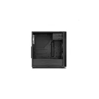 Számítógépház ATX mATX mITX Sharkoon M25-W 7.1 fekete ablakos alsó táp illusztráció, fotó 4