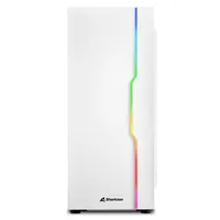 Számítógépház ATX ház Sharkoon RGB Slider White FullTower illusztráció, fotó 2