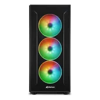 Számítógépház ATX ház Sharkoon TG6M RGB ATX FullTower illusztráció, fotó 2