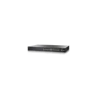 Cisco SG200-26P 24 LAN 10 100 1000Mbps, 2 miniGBIC Smart menedzselhető PoE switch SLM2024PT-EU Technikai adatok