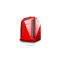 Számítógépház MicroATX 2xUSB3.0 2xUSB2.0 DEEPCOOL STEAM CASTLE RED piros fekete illusztráció, fotó 2