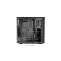 Számítógépház ATX mATX 1xUSB3.0 1xUSB2.0 DEEPCOOL TESSERACT SW fekete ablakos f illusztráció, fotó 4