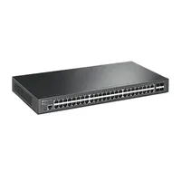 48 Port Switch 10/100Mbps TP-LINK TL-SG3452 JetStream 48 portos 10/100 Mbps + 4 illusztráció, fotó 1