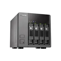 NAS, 4 HDD hely, Olvasás: 67MB/s, Írás: 25MB/s, SATA, 2x RJ-45, 4xUSB, 2x eSata illusztráció, fotó 1