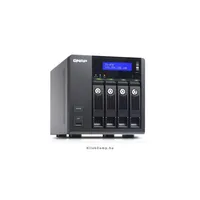 NAS, 4 HDD hely, CPU: Dual Core 2,6GHz, RAM: 2GB, SATA, 2xRJ-45, 3x USB2.0, 2xU illusztráció, fotó 2