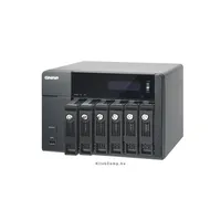 NAS, 6 HDD hely, CPU: Dual Core 2,6GHz, RAM: 2GB, SATA, 2xRJ-45, 3x USB2.0, 2xU illusztráció, fotó 3