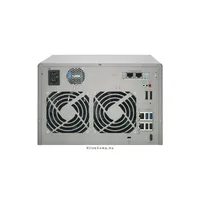 NAS, 6 HDD hely, CPU: Dual Core 2,6GHz, RAM: 2GB, SATA, 2xRJ-45, 3x USB2.0, 2xU illusztráció, fotó 4