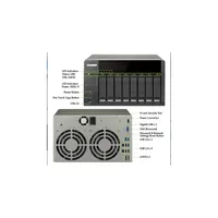 NAS, 8 HDD hely, Olv.:222MB/s, Írás: 222MB/s, SATA, 2x RJ-45, 5xUSB, 2xUSB3.0, illusztráció, fotó 2