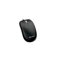 Microsoft Compact Optical Mouse 500 vezetékes egér, fekete illusztráció, fotó 3