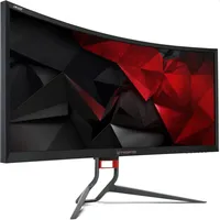 Monitor 35  2560x1080 G-Sync USB HDMI DP MM ACER Ívelt VA LED Predator Z35P illusztráció, fotó 2
