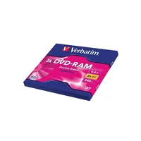 DVD-RAM, kétoldalas, Type I, 9,4GB, 3x, VERBATIM VERBATIM-43493 Technikai adatok