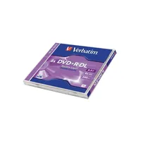 DVD+R lemez, kétrétegű, 8,5GB, 8x, normál tok, VERBATIM "Double Layer" VERBATIM-43541 Technikai adatok