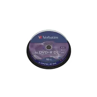 DVD+R lemez, kétrétegű, 8,5GB, 8x, hengeren, VERBATIM "Double Layer" VERBATIM-43666 Technikai adatok