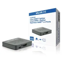 HDMI Elosztó 2-Port Fekete illusztráció, fotó 1