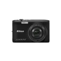 NIKON Coolpix S3100 fekete 14MP digitális fényképezőgép 2 Nikon szervizben illusztráció, fotó 1