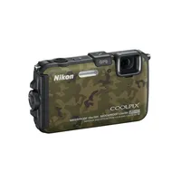 Nikon Coolpix AW100 terepszínű 16MP digitális fényképezőgép illusztráció, fotó 1