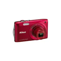 NIKON Coolpix S3300 Vörös 16MP digitális fényképezőgép 2 Nikon szervizben illusztráció, fotó 3