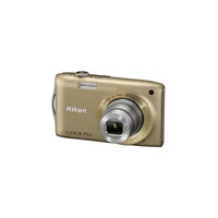 NIKON Coolpix S3300 Arany 16MP digitális fényképezőgép illusztráció, fotó 3