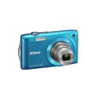 Nikon Coolpix S3300 Kék 16MP digitális fényképezőgép illusztráció, fotó 1