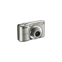 NIKON Coolpix L25 Ezüst 10MP digitális fényképezőgép 24 hónap Nikon szervizben illusztráció, fotó 1